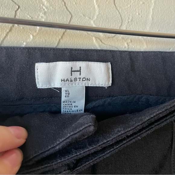 Halston Black High Rise Trousers - Picture 6 of 6